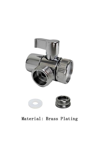 Choice Brass Faucet Switch Adapter Kitchen Sink Splitter Diverter Valve Water Tap Sprayer Connector Toilet