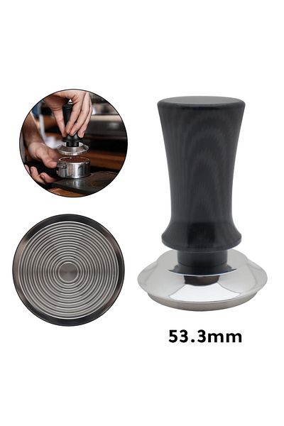 MIBRU COFFEE FINE LEVEL CALIBRATED THREADED TAMPER 53.3MM