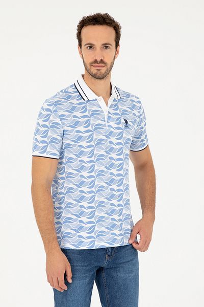 U.S. Polo Assn. Tricou albastru închis pentru bărbați 50281514 -VR032