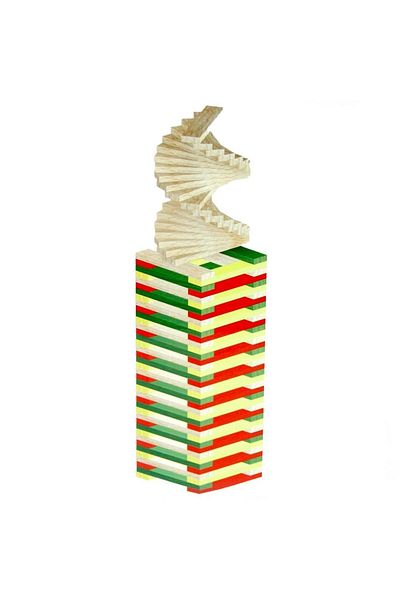 Global Toys Ony-358 Onyıl Playwood Educational Magic Blocks''100 Pieces''