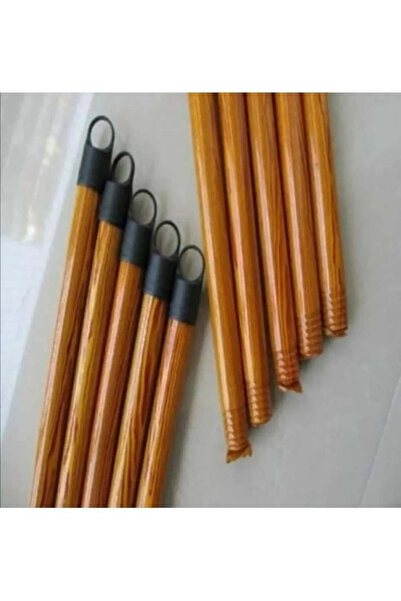 Metler طقم تنظيف مكون من قطعتين - مقبض وفرشاة وعصا خشبية مغطاة بـ PVC