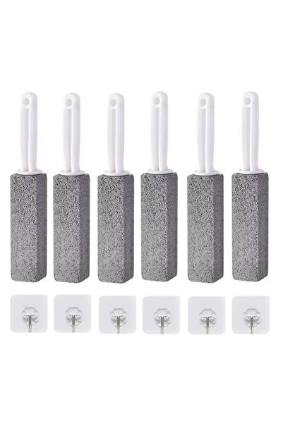 Choice مجموعة من 6 قطع من حجر الخفاف لتنظيف المرحاض ومقعد المرحاض وإزالة التر...