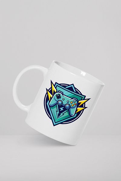 feinas كوب بورسلين على طراز Gamer