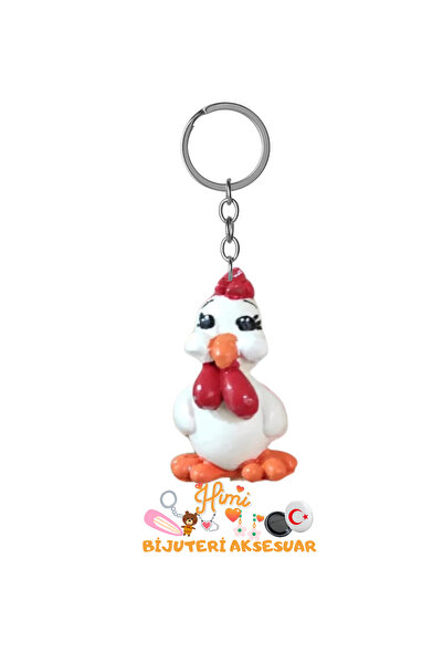himi bijuteri aksesuar Set de 2 brelocuri cu pui, ornament pentru rucsac, orn...