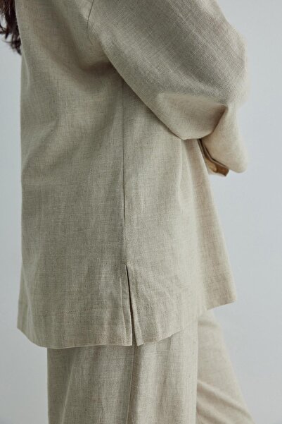 Suud Collection Vászonblúz - Természetes Kavala Design