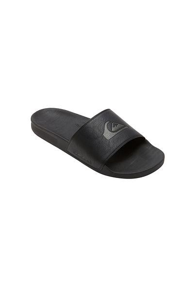 Quiksilver صندل ونعال رجالي أسود من Rivı Nubuck Slide Aqyl101355-kvj1