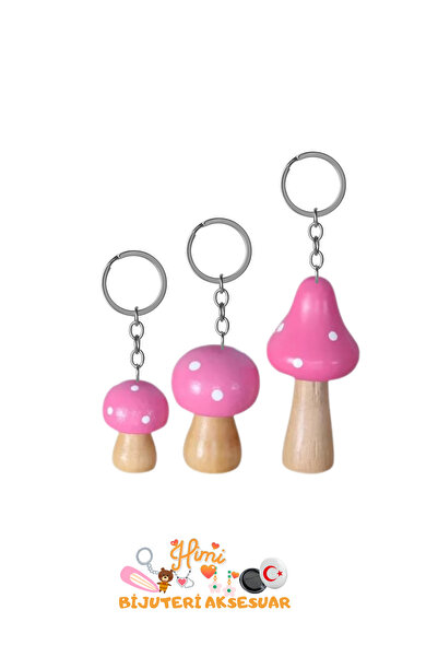 himi bijuteri aksesuar Ornament pentru rucsac cu breloc ciupercă, set de 3 bu...