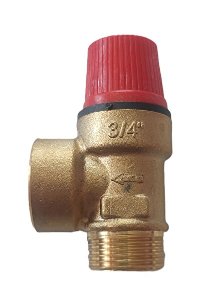 Case 3/4" Dış Dişli (Erkek) Emniyet Ventili (6 Bar) -  Safety Valve