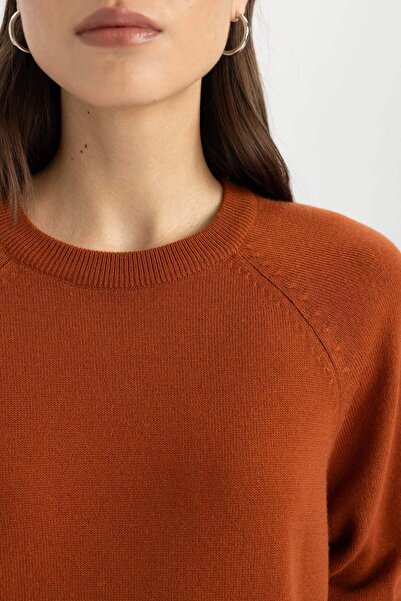 DeFacto Women's Sweater Cream I6913Az/Og69