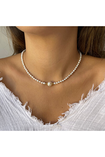 ORFE JEWELRY Gerçek doğal inci kolye