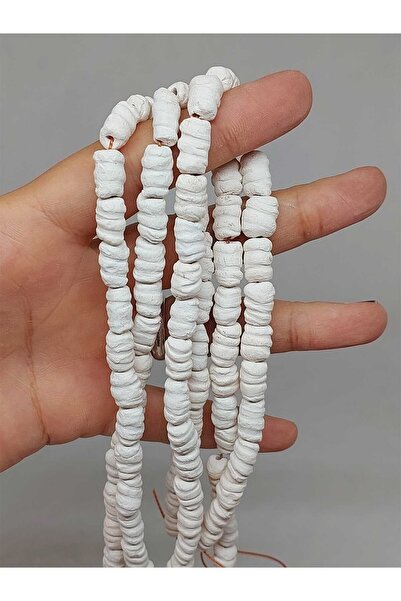 Yasamtohumu Bela nazubljena mat keramička žica za perle 10-12mm/33cm (54214)