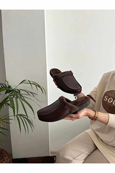 Behtah Kundura Men's Closed-Front Winter Slippers Daily Indoor Slippers Dowry Bohça