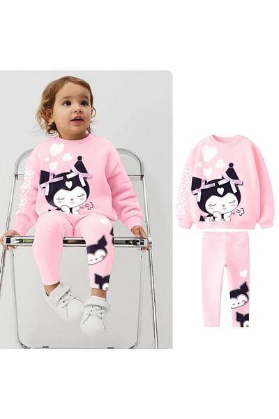 Elidabutik Kuromi Leggings Bottom Top Suit