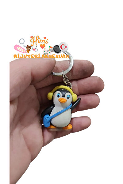 himi bijuteri aksesuar Breloc Pinguin cu geantă Ornament pentru rucsac Breloc...
