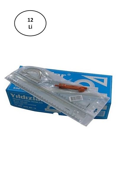 Mu Art Stars Drawing Set with Pergelli 30 cm 12 Pieces