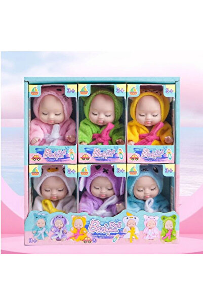 Choice مجموعة C مكونة من 6 قطع من 6/8 قطع من دمى الأطفال الصغيرة النائمة المو...