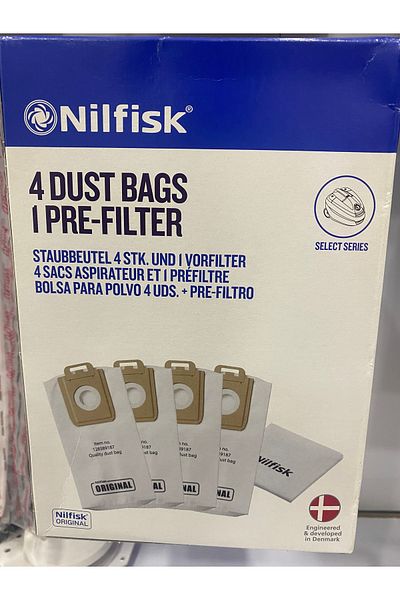 Nilfisk كيس الغبار SELECT - الملحقات الأصلية، مع الخدمة الرسمية والضمان