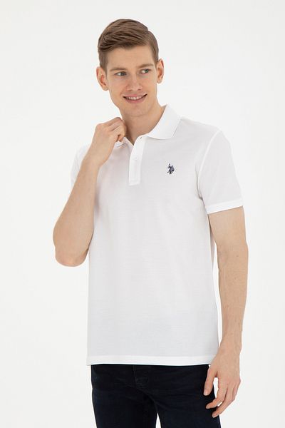 U.S. Polo Assn. Ανδρικό μπλουζάκι Polo Neck με κανονική εφαρμογή 50281840 -vr013