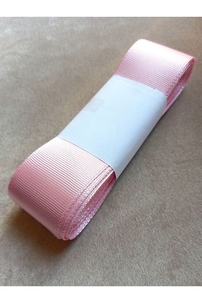 yörük tuhafiye Pink Grosgrain Ribbon - 4 cm 10 Meters One Ball Grosgrain