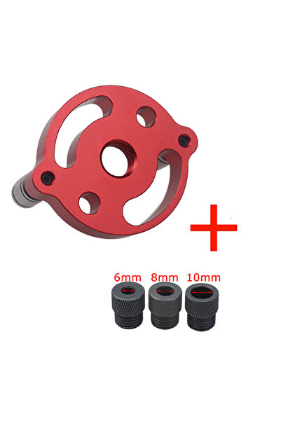 Choice6 Red-4pcs 2-10mm Vertical Doweling Jig Self-centering Drill Guide Lato...