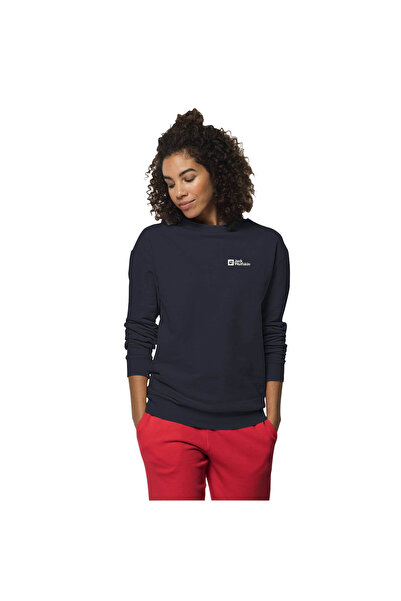 Jack Wolfskin Essential Crewneck Women's Orange Sweatshirt Women's Sweatshirt A63871