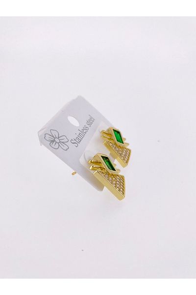 elisitakistory Imported Zircon Stone - 100% Stainless Steel Earrings