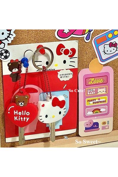 Choice Kitty Kawaii Sanrio Hello Kitty Silicone Key Dustproof Protective Cover Cartoon Anime My Melody Port