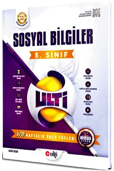 Altın Karma Ulti Yayınları 5. Sınıf Sosyal Bilgiler Haftalık Ödev Föyleri