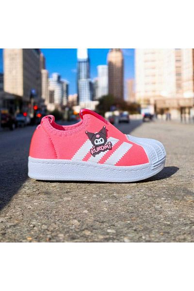 amazoondesing Pantofi pentru copii Kruolminlk cu slip-on cu detalii din silicon 3D - Pantofi sport pentru fetițe și copii