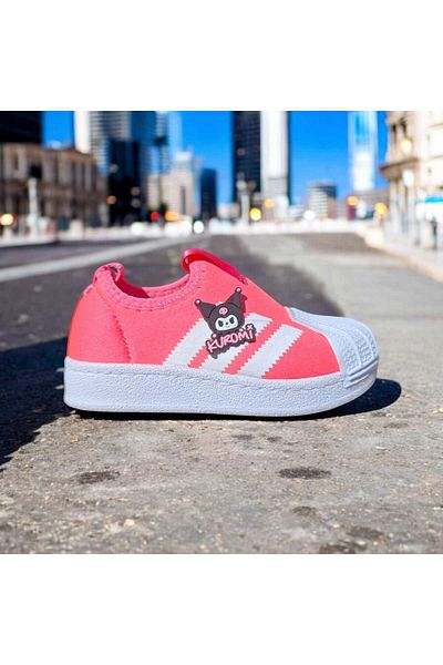 amazoondesing Pantofi pentru copii Kruolminlk cu slip-on cu detalii din silicon 3D - Pantofi sport pentru fetițe și copii