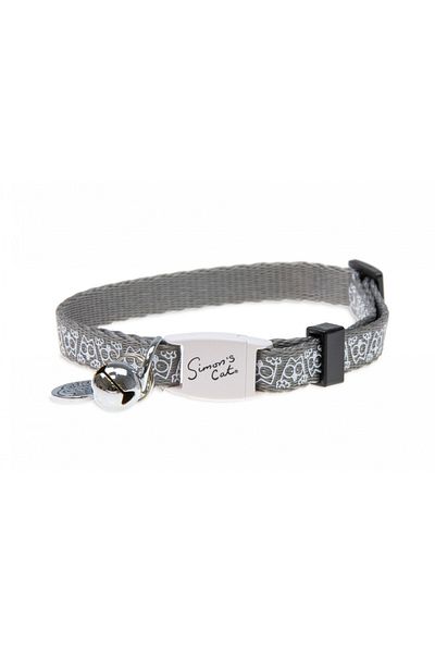 Karlie Simon S Cat Cat Collar 30cm X 10mm Gray