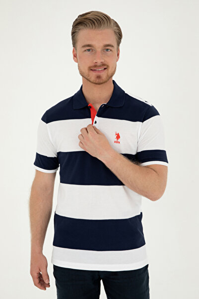 U.S. Polo Assn. تي شيرت رجالي باللون الكحلي -50281836-VR033