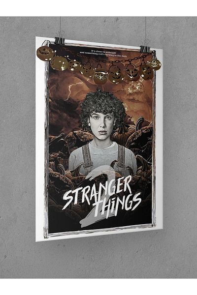 Saturn Stranger Things 2Nd Season Poster 40X60Cm Sequence Poster - Thick Paper Digital Print