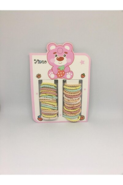 Home Çok Renkli Küçük Lastikli Bebek Tokası
