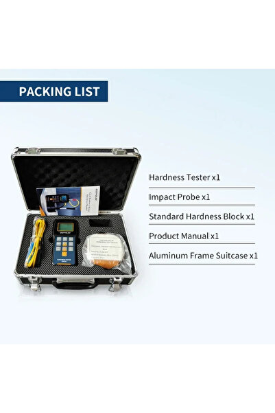 Choice جهاز قياس صلابة المعادن GHL210 المصنوع من سبائك الفولاذ المقاوم للصدأ،...