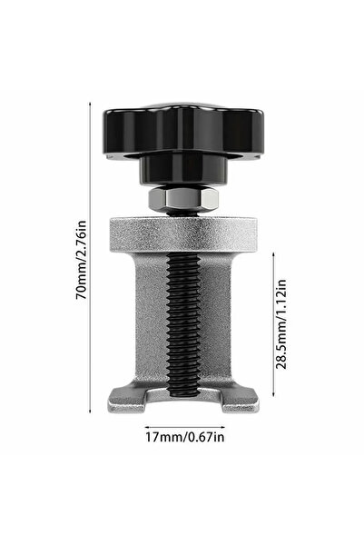 Choice أداة سحب مساحات الزجاج الأمامي للسيارة عالمية فضية قابلة للتعديل مع ذر...