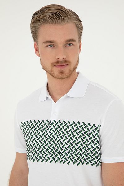 U.S. Polo Assn. Tricou pentru bărbați, cu gât polo, albastru bleumarin 50281956 -vr033