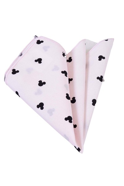 Exve Exclusive Μαύρο σε έντονο ροζ χρώμα Μίκυ Μάους μαντήλι για τον γιακά