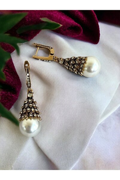 FAYRA ACCESSORIES Salkım Mayorka Inci Küpe