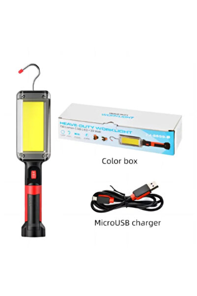 Choice black AliExpress Collection 1pcs USB Rechargeable COB Work Light Porta...