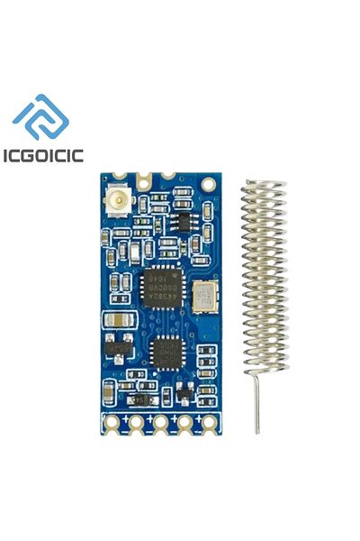Choice Qfn Hc-12 Si4438/4463 Si4463 433mhz Wireless Serial Port Module 1000m Replace Bluetooth-compatible