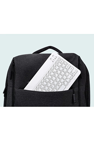 lasttech Tüm Cihazlara Uyumlu Akıllı Taşınabilir Şarj Edilebilir Kablosuz Bluetooth Klavye ve Mause Seti xx