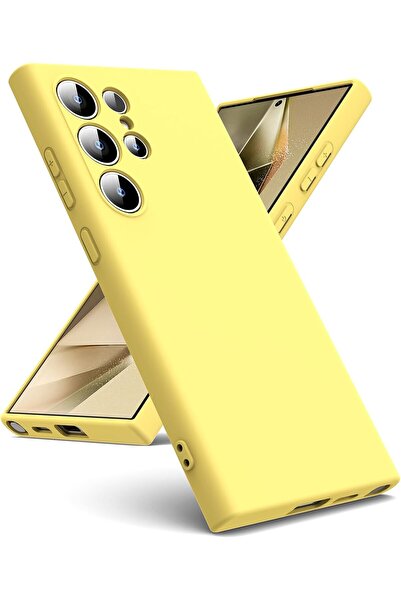 Rivor Samsung Galaxy S24 Ultra Uyumlu Kılıf Kamera Korumalı İçi Kadife Mat La...