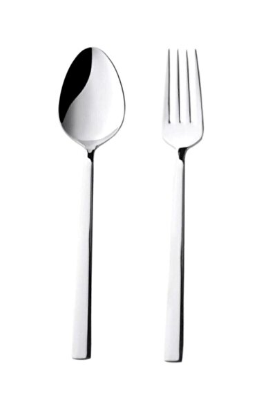 Plain Plain Model 24-Piece 12-Person Table Spoon Table Fork Set Set 12 Spoons+ 12 Forks