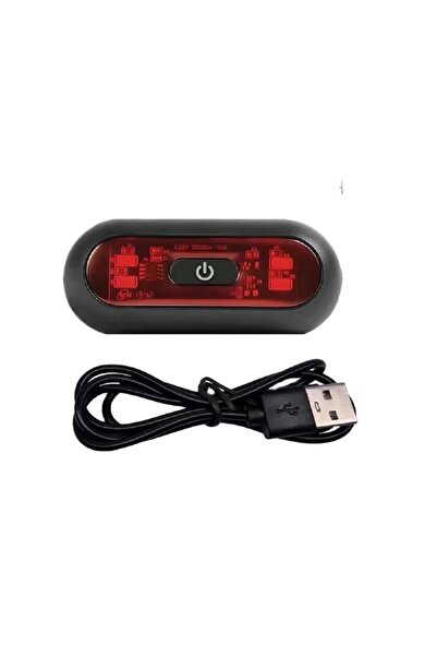 Choice Helmet light Rechargeable 4 Lamp Helmet Taillight Motorcycle Bicycle H...