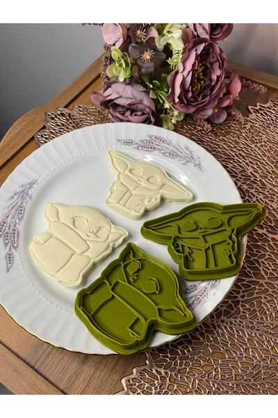 Almalı مجموعة قوالب كوكيز ستار وورز يودا من ALMALI