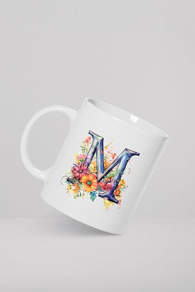 feinas Letters Porcelain Mug Cup
