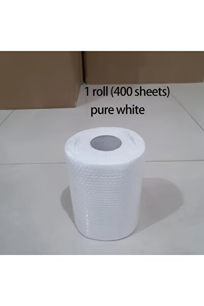 Choice 1Volume400Zhang 400A Roll of Pure White Kitchen Tissue：Anti-Sticking、Durable、Reusable - Ideal for Cl