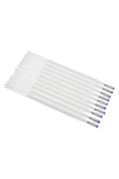 Budeku قلم طائر أبيض 10 قطع بالحرارة