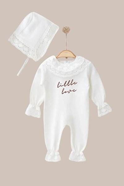 Minytrendy بذلة لحديثي الولادة من Little Love للفتيات الصغيرات، قبعة صدفية، إ...